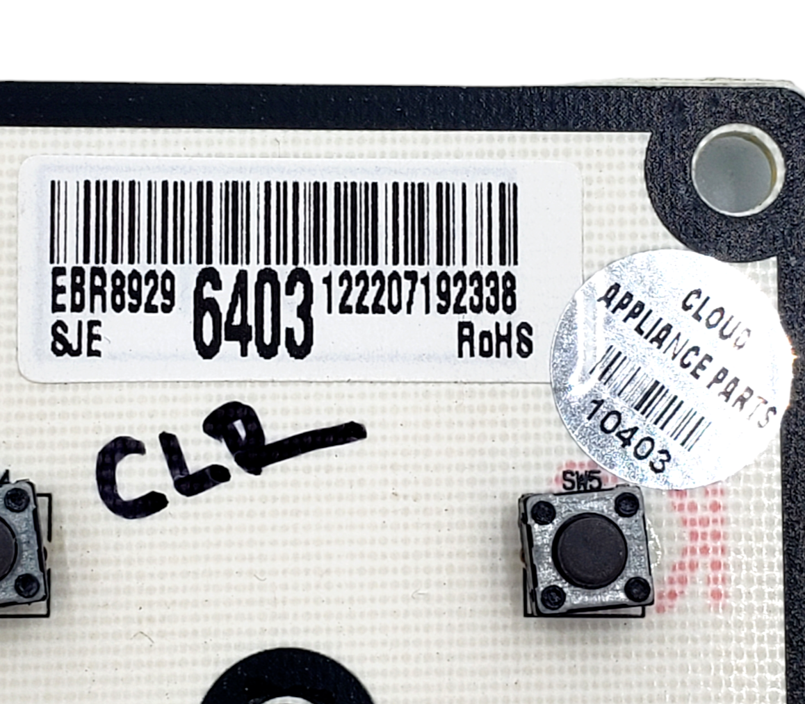 New LG Range Control Board EBR89296403  **Same Day Shipping & 60 Days Warranty**