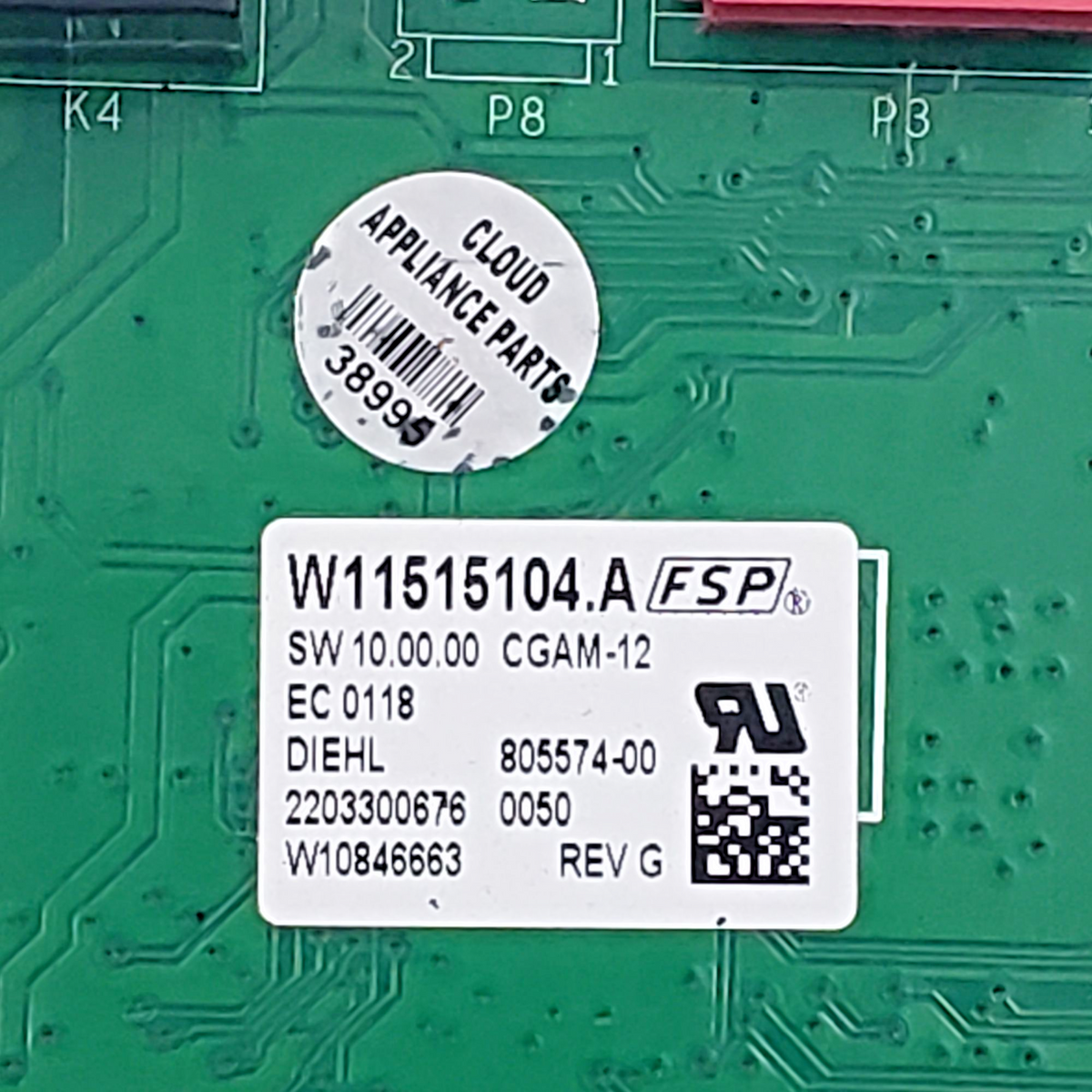 Genuine Whirlpool Range Control Board W11515104 Same Day Ship & 60 Days Warranty