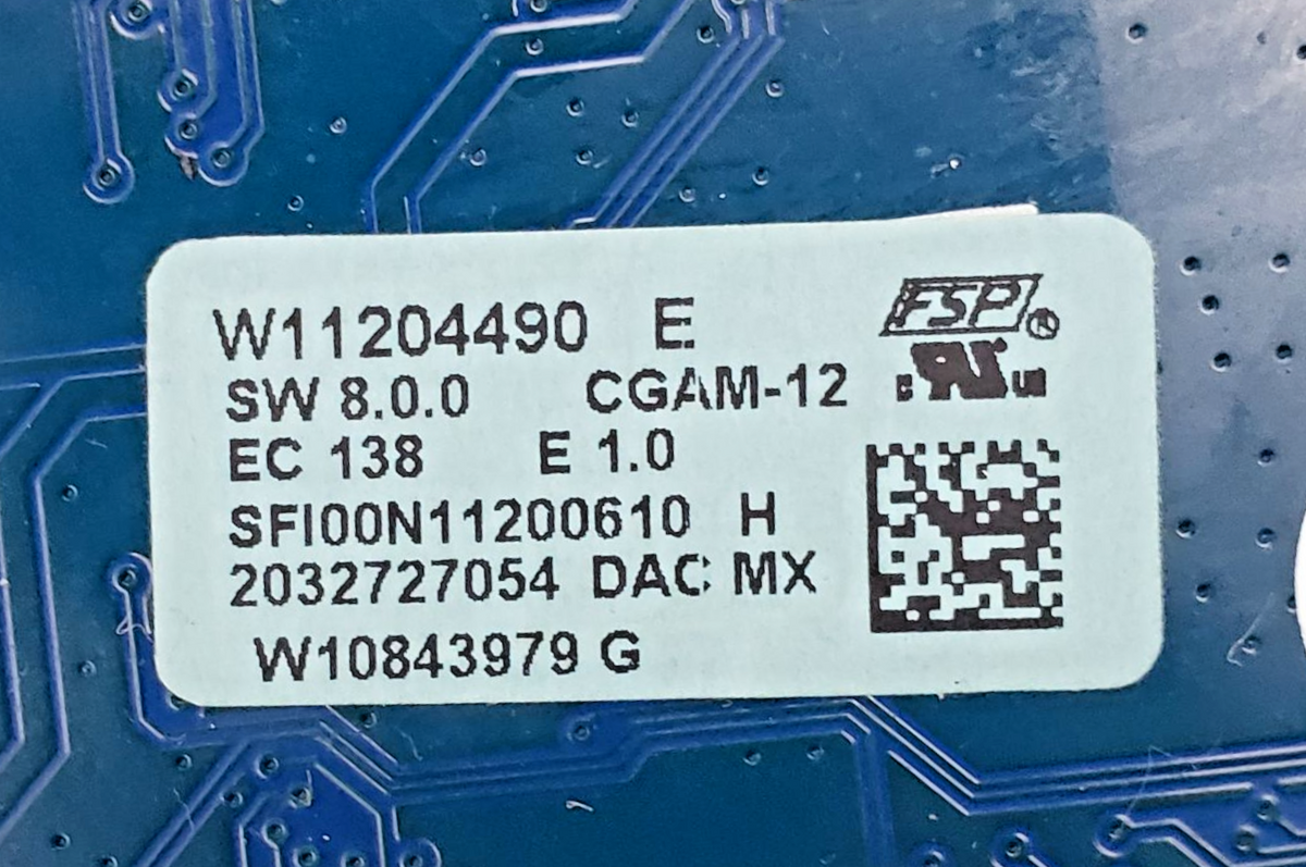 Genuine Whirlpool Range Control Board W11204490 Same Day Ship & 60 Days Warranty