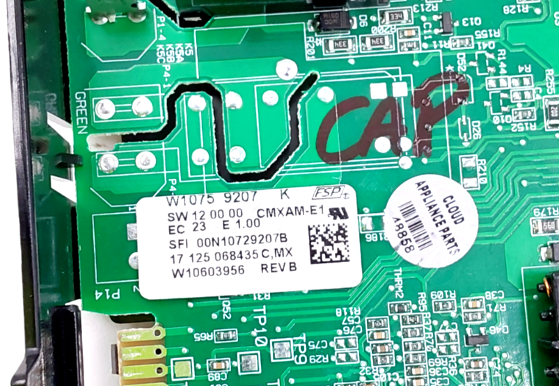 Genuine Whirlpool Range Control Board W10759207 Same Day Ship & 60 Days Warranty