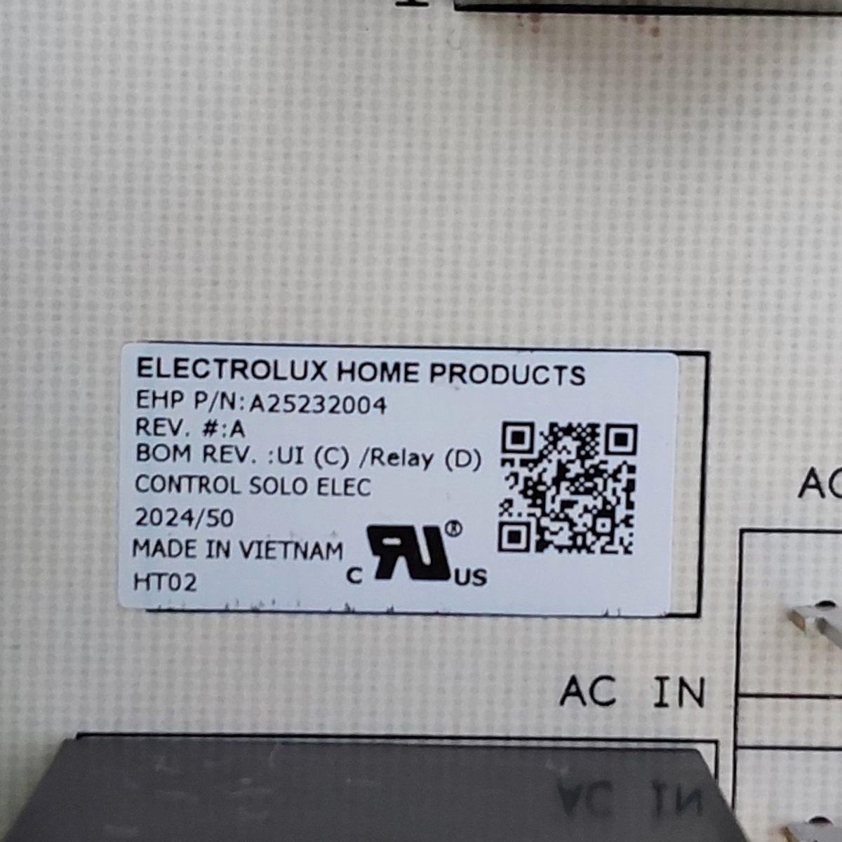Frigidaire Genuine Oven Control Board A25232004 Same Day Ship & 60 Days Warranty