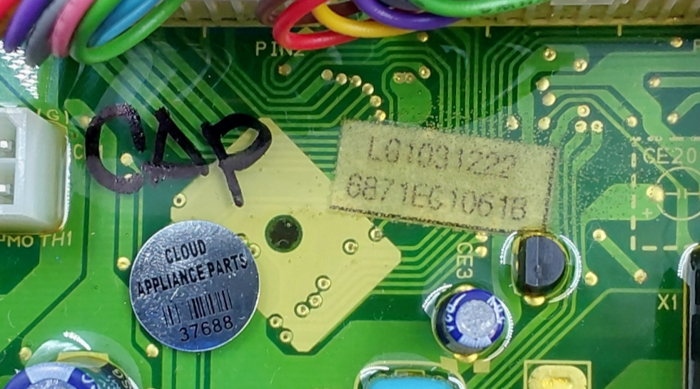 Genuine LG Dryer Control Board 6871EC1061B  Same Day Shipping & 60 Days Warranty