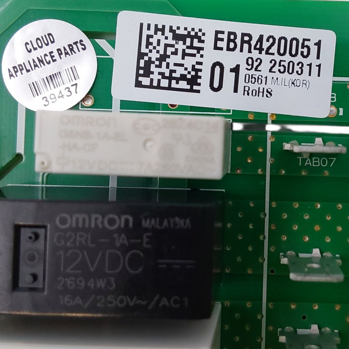 LG Genuine Range Control Board EBR42005101 Same Day Shipping & 60 Days Warranty*