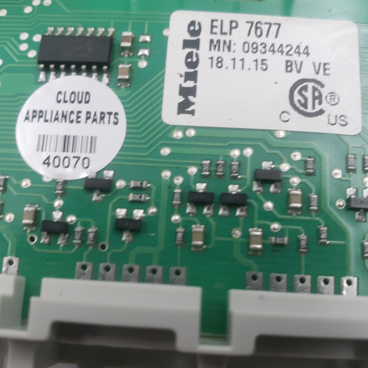 Miele Genuine Oven Control Board 09344244 *Same Day Shipping & 60 Days Warranty*