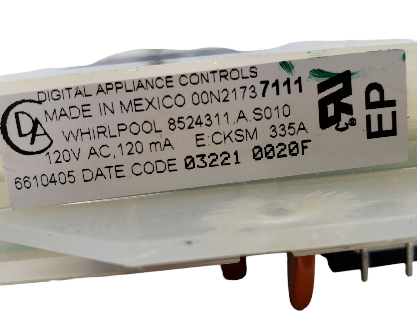 Genuine Whirlpool Oven Control Board 8524311  *Same Day Ship & 60 Days Warranty*
