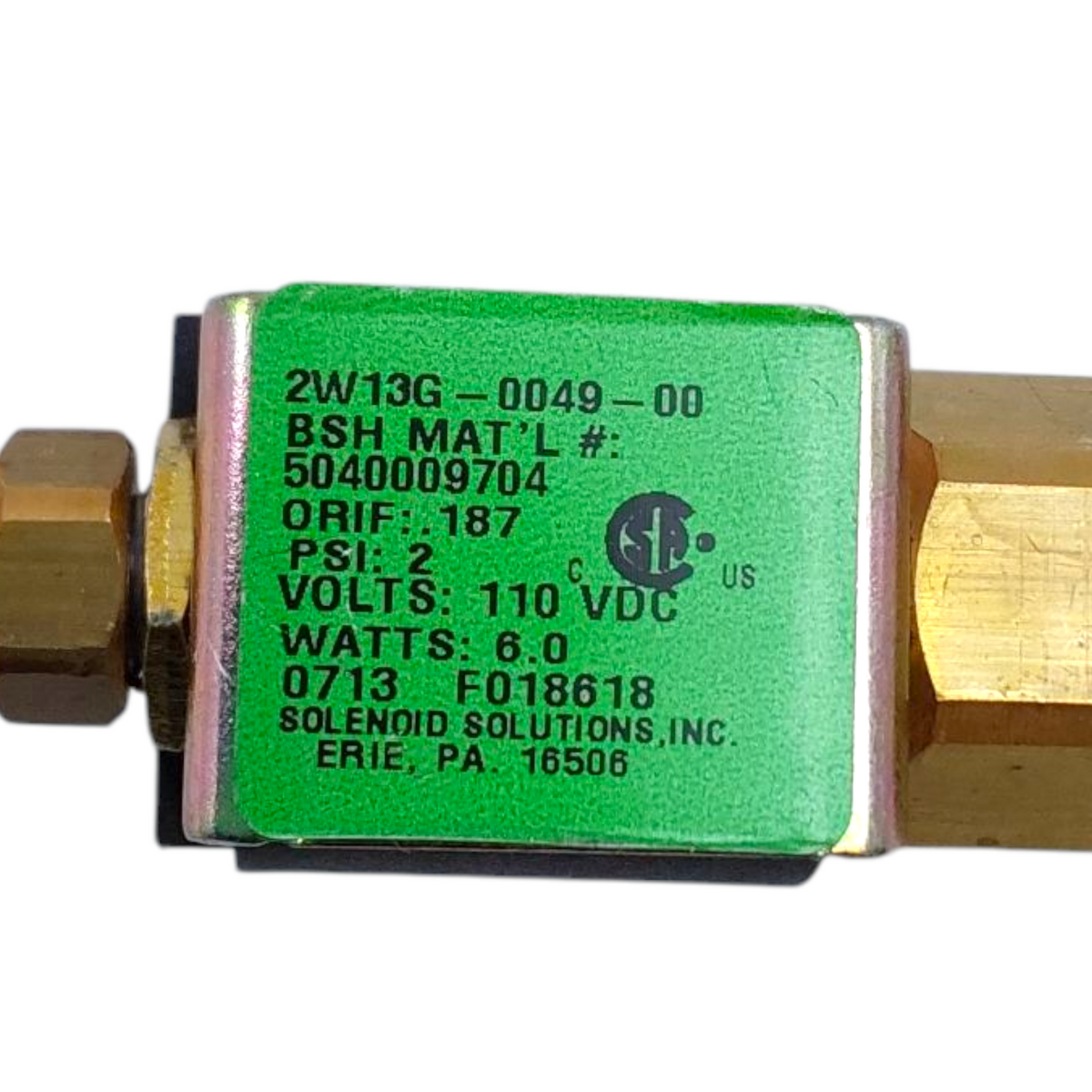 Genuine Bosch Range Valve 5040009704 ** Same Day Shipping & 60 Days Warranty **