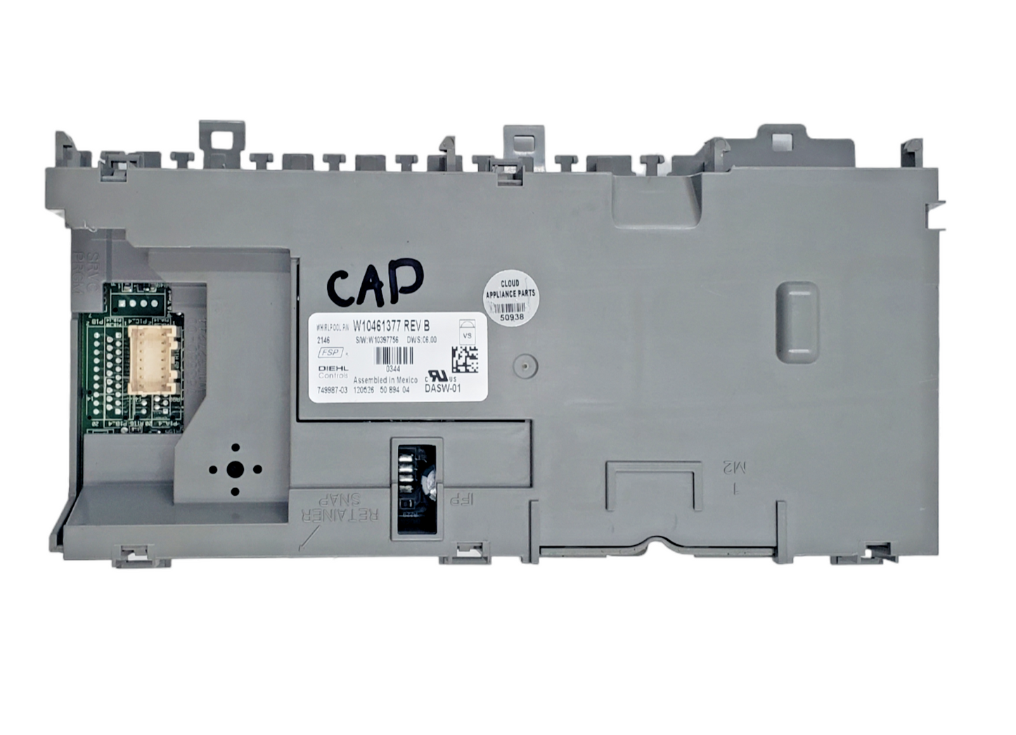 Genuine Whirlpool Dishwasher Board W10461377 *Same Day Ship & 60 Days Warranty**