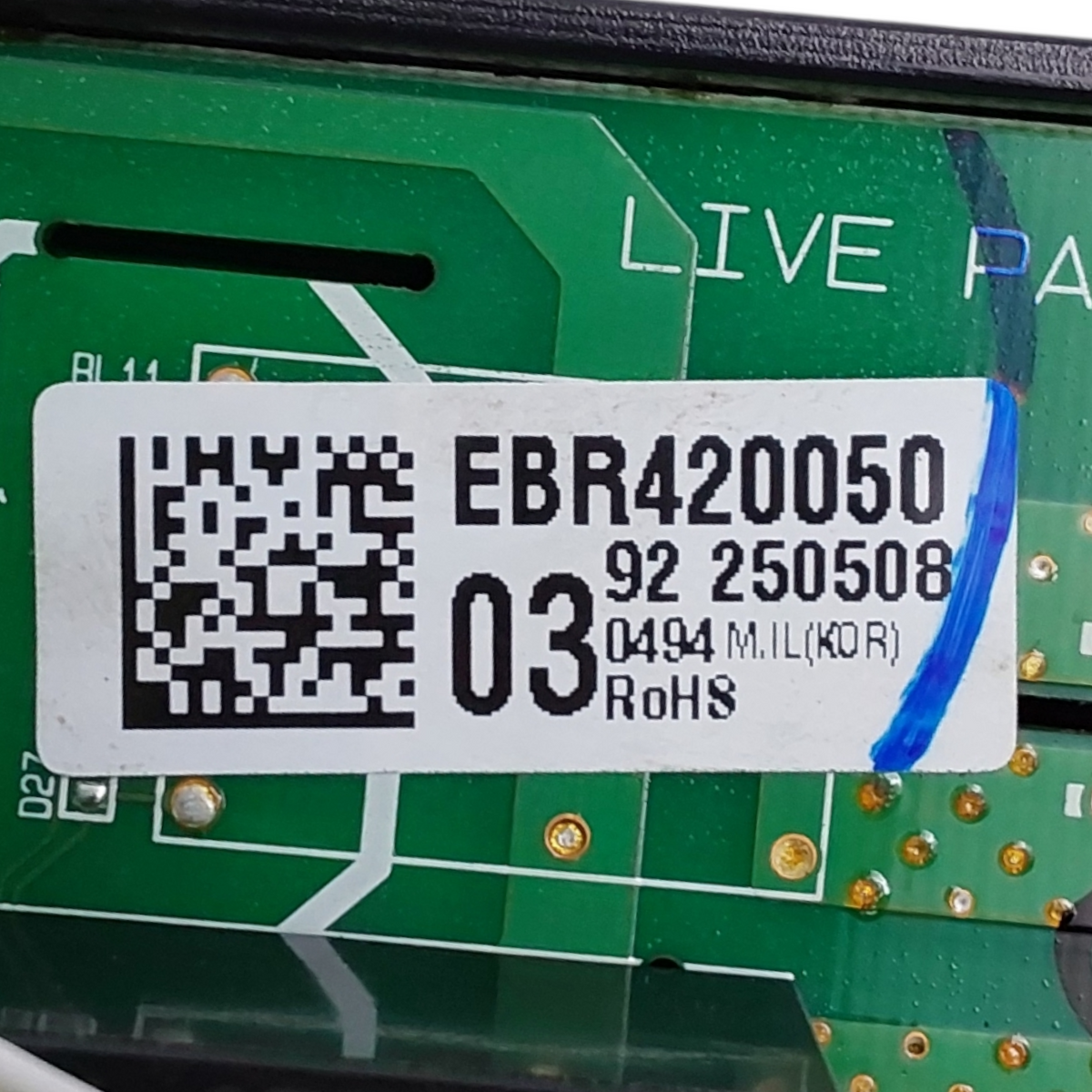 LG Genuine Range Control Board EBR42005003 *Same Day Shipping & 60 Days Warranty