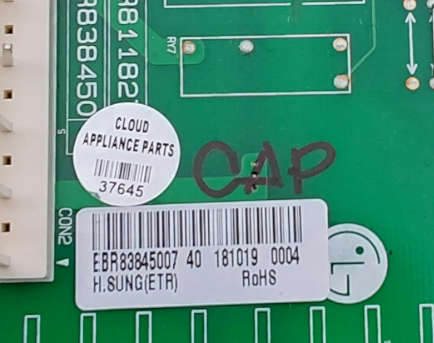 Genuine LG Fridge Control Board EBR83845007 Same Day Shipping & 60 Days Warranty