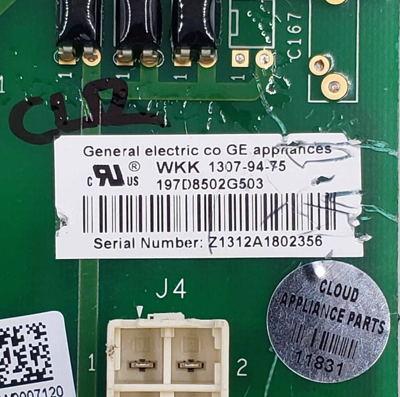 Genuine GE Refrigerator Control 197D8502G503  *Same Day Ship & 60 Days Warranty*