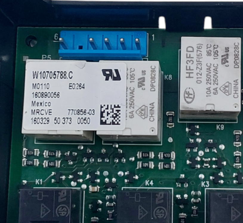 Genuine Whirlpool Range Control Board W10705788 Same Day Ship & 60 Days Warranty