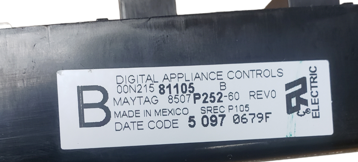 Genuine Maytag Range Control 8507P252-60 Same Day Shipping & 60 Days Warranty*