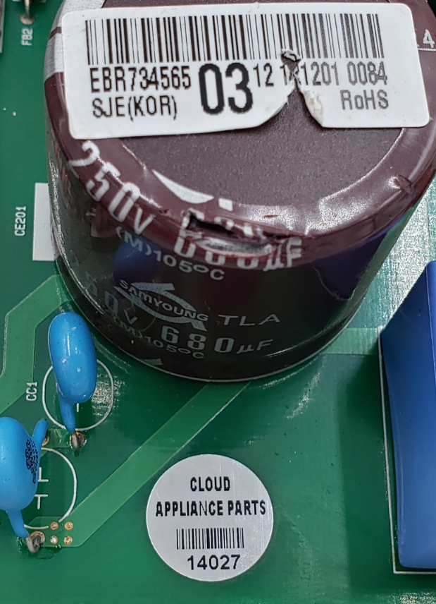 Genuine LG Refrigerator Control EBR73456503 Same Day Shipping & 60 Days Warranty