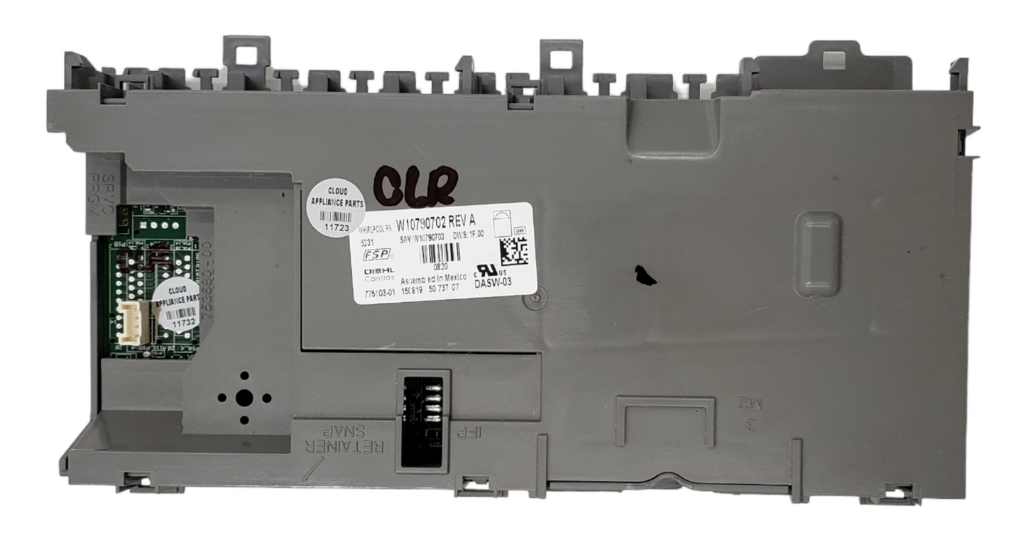 Genuine Whirlpool Dishwasher Control W10790702 *Same Day Ship & 60 Days Warranty