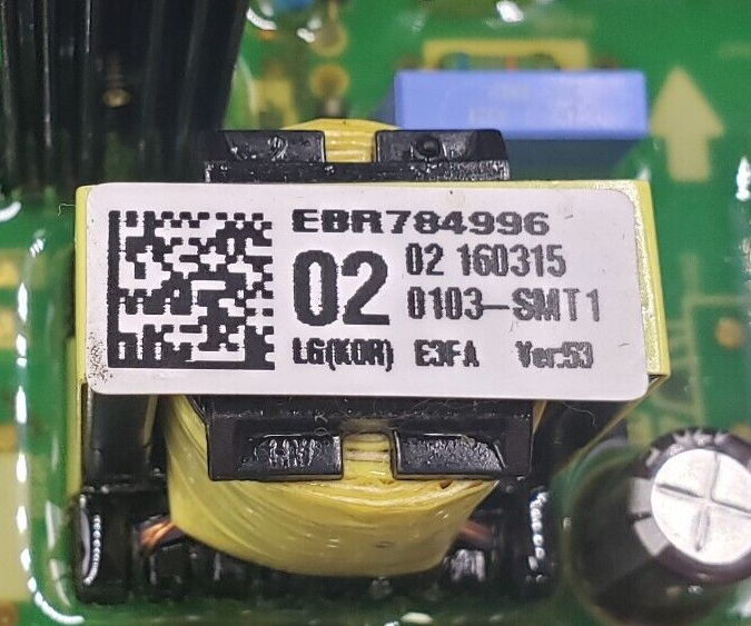 Genuine LG Washer Control Board EBR78499602 Same Day Shipping & 60 Days Warranty