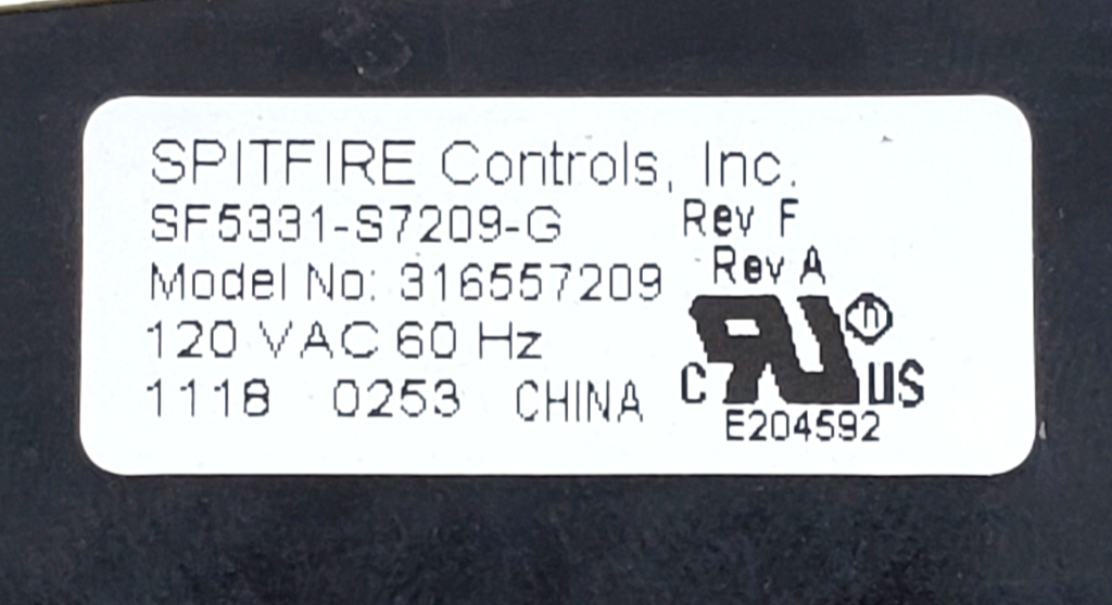 Genuine Frigidaire Range Control 316557209 Same Day Shipping & 60 Days Warranty*