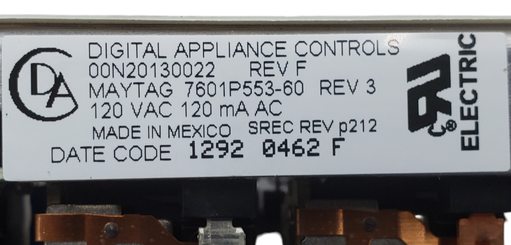 Genuine Whirlpool Oven Control 7601P553-60 Same Day Shipping & *60 Days Warranty