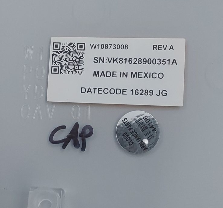 Whirlpool OEM Washer Control Panel W10873008 **Same Day Ship & 60 Days Warranty*