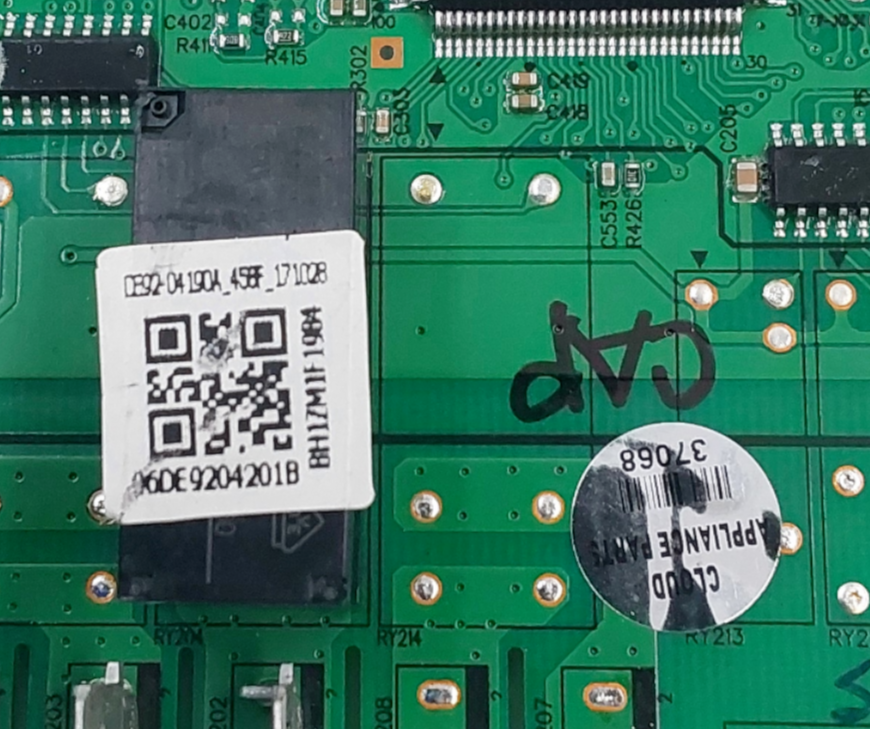 Genuine Samsung Range Control Board DE92-04201B Same Day Ship & 60 Days Warranty