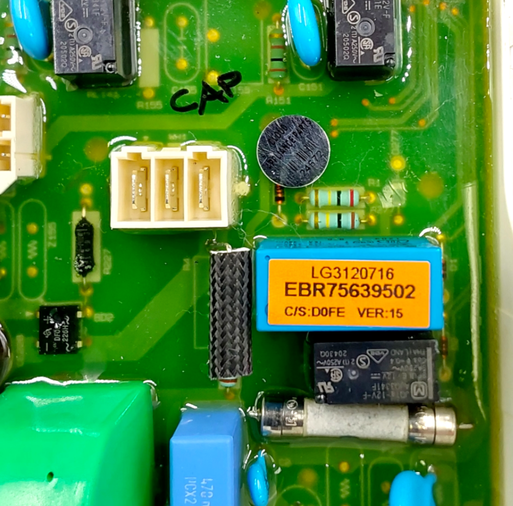 Genuine LG Washer Control Board EBR75639502 Same Day Shipping & 60 Days Warranty