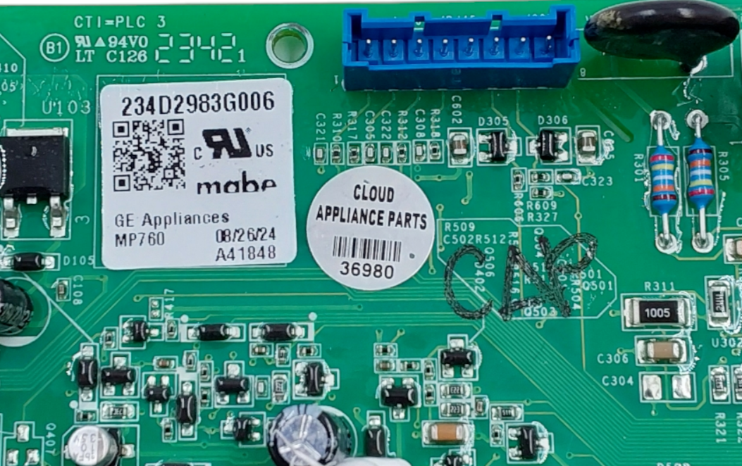 Genuine GE Dryer Control Board 234D2983G006 Same Day Shipping & 60 Days Warranty