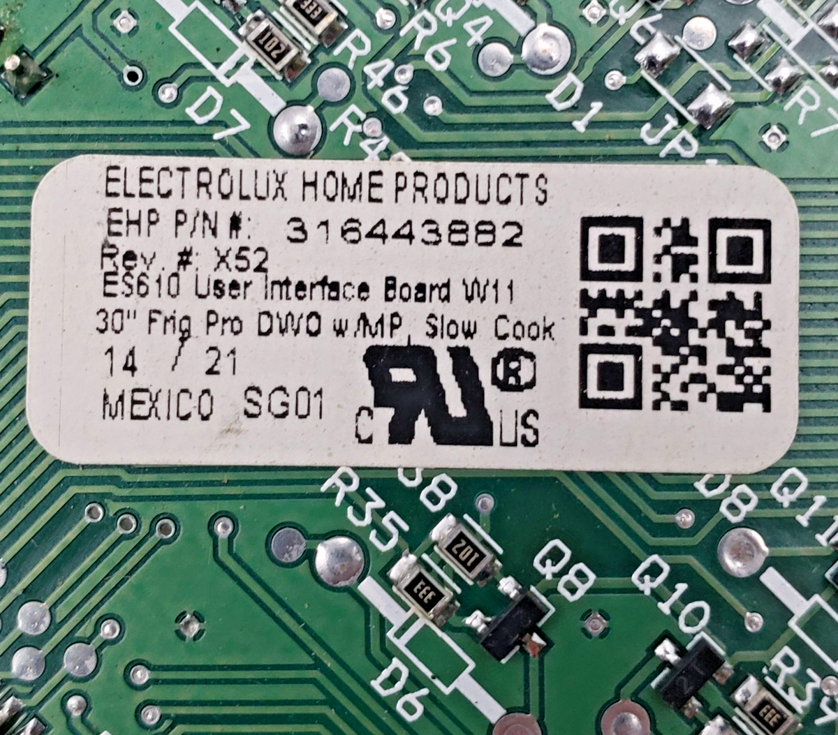 Genuine Frigidaire Oven Control Board 316443882 Same Day Ship & 60 Days Warranty