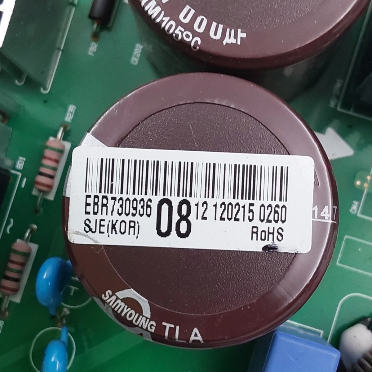 LG Genuine Fridge Control Board EBR73093608 Same Day Shipping & 60 Days Warranty