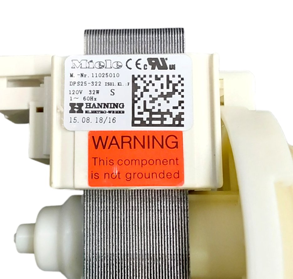 New Miele Dishwasher Drain Pump DPS25-322 *Same Day Shipping & 60 Days Warranty*