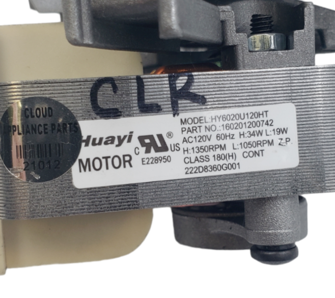 New GE Range Convection Fan Motor 222D8360G001 Same Day Ship & 60 Days Warranty*