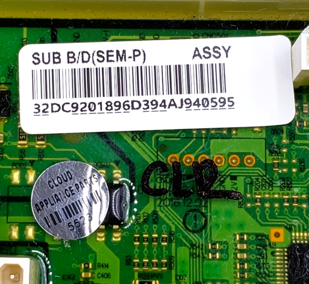 Genuine Samsung Dryer Control Board DC92-01896D Same Day Ship & 60 Days Warranty