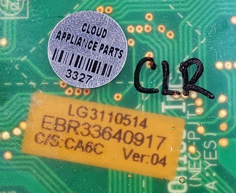 Genuine LG Dryer Control Board EBR33640917 Same Day Shipping & 60 Days Warranty*
