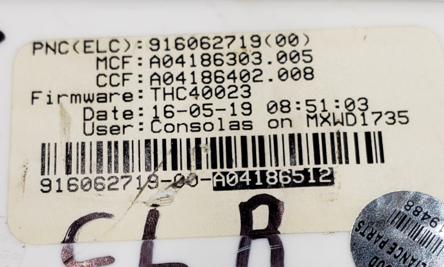 OEM Electrolux Dryer Control Board 916062719 **Same Day Ship & 60 Days Warranty*