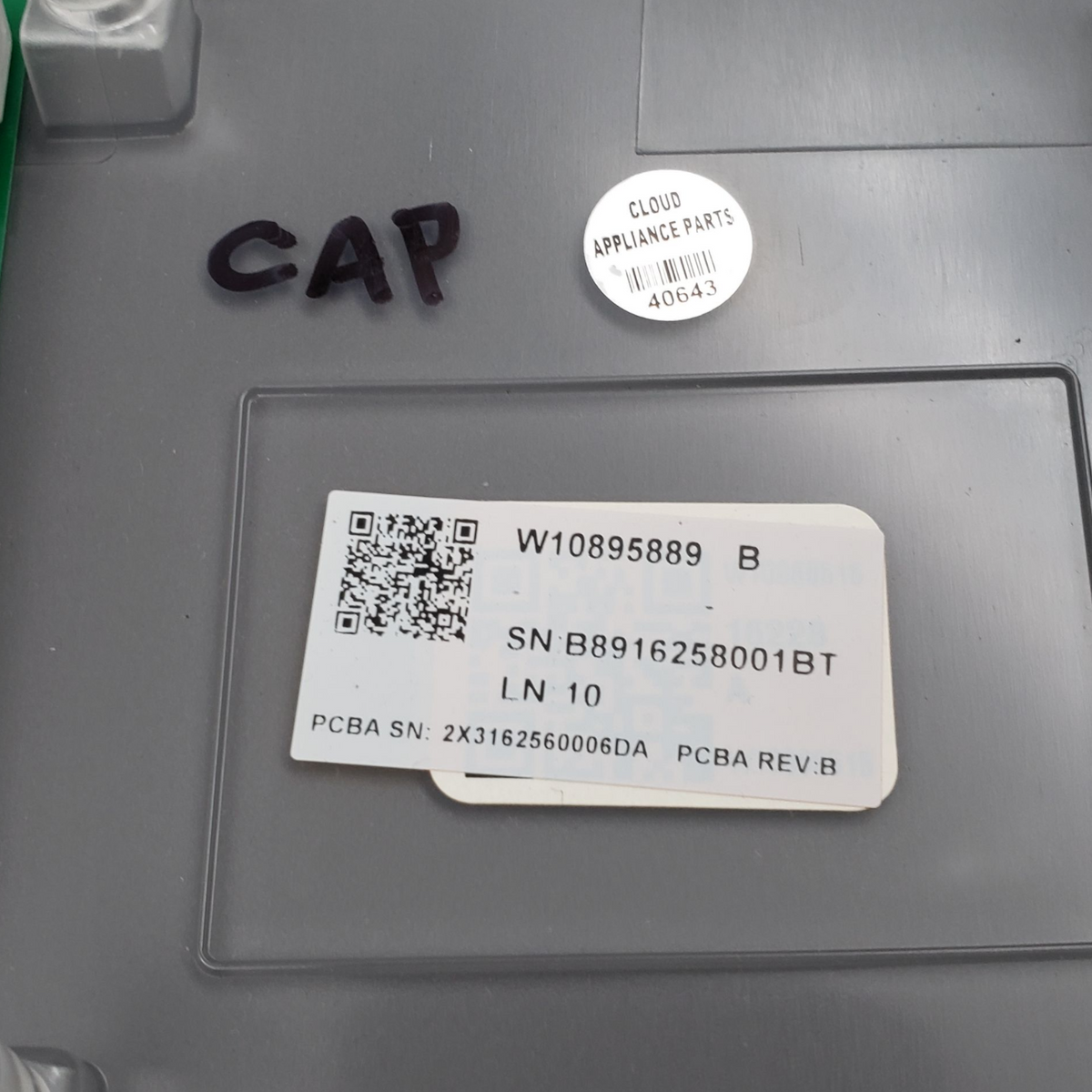 Whirlpool Genuine Dryer Control Panel W10895889 Same Day Ship & 60 Days Warranty
