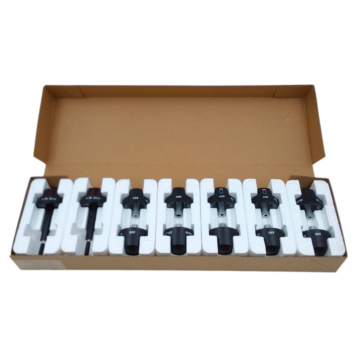 Wolf New Range Black Set Control Knobs 805813 *Same Day Ship & 60 Days Warranty*