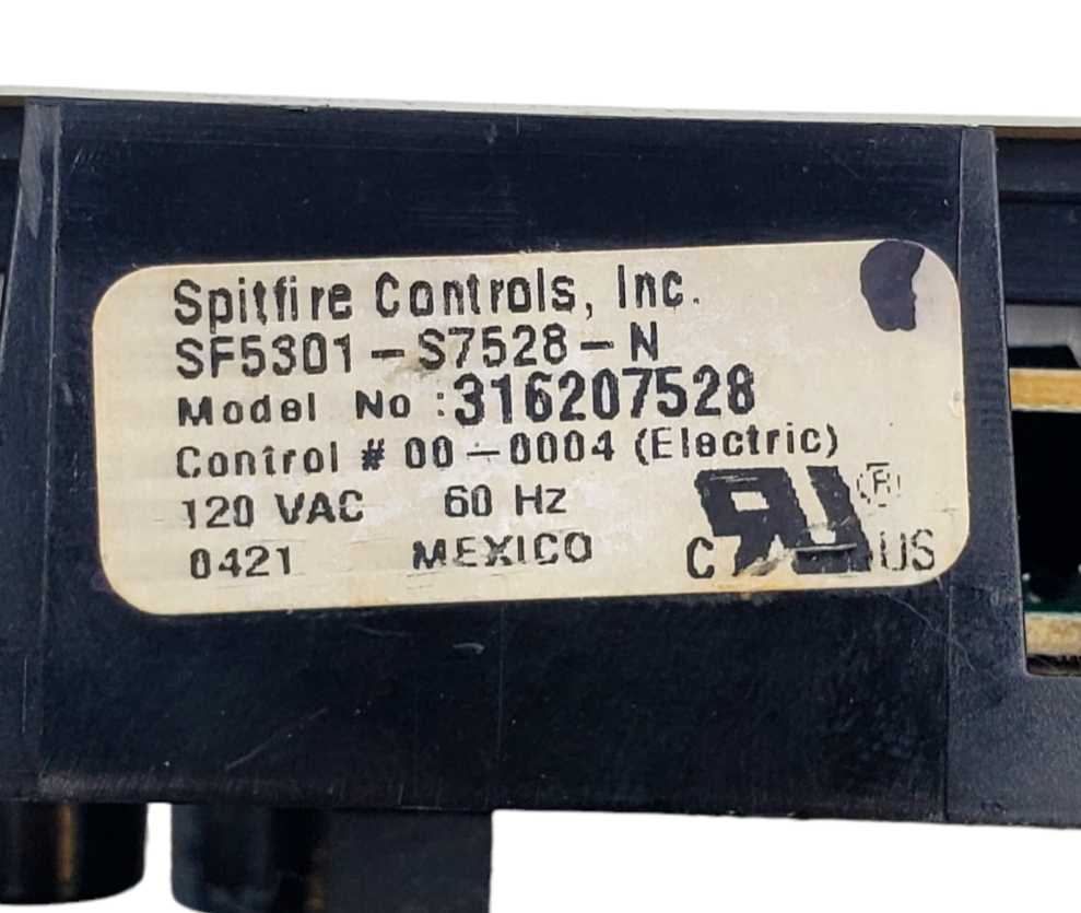 Genuine Frigidaire Range Control 316207528 Same Day Shipping & 60 Days Warranty*