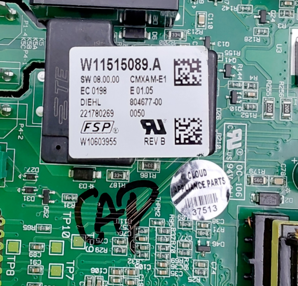 Whirlpool Genuine Range Control Board W11515089 Same Day Ship & 60 Days Warranty