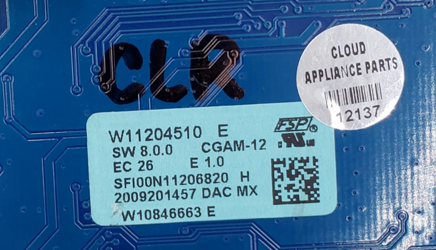 Genuine Whirlpool Range Control Board W11204510 Same Day Ship & 60 Days Warranty