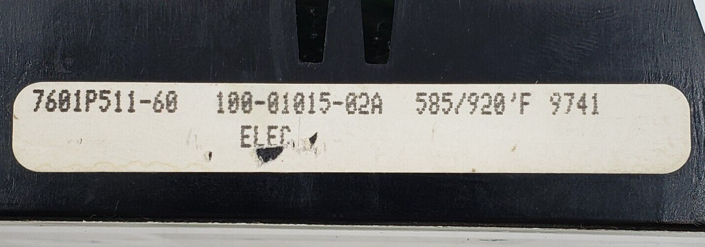 Genuine Whirlpool Range Control 7601P511-60 Same Day Shipping & 60 Days Warranty