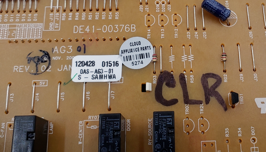Genuine Samsung Range Control Board OAS-AG3-01 Same Day Ship & 60 Days Warranty*