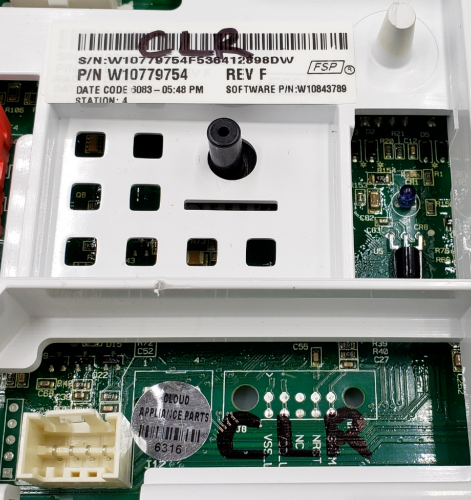 Genuine Whirlpool Washer Control W10779754 Same Day Shipping & *60 Days Warranty
