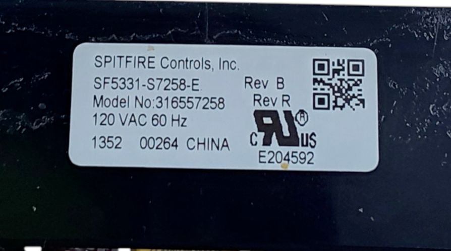 Genuine Frigidaire Range Control Board 316557258 Same Day Ship &60 Days Warranty