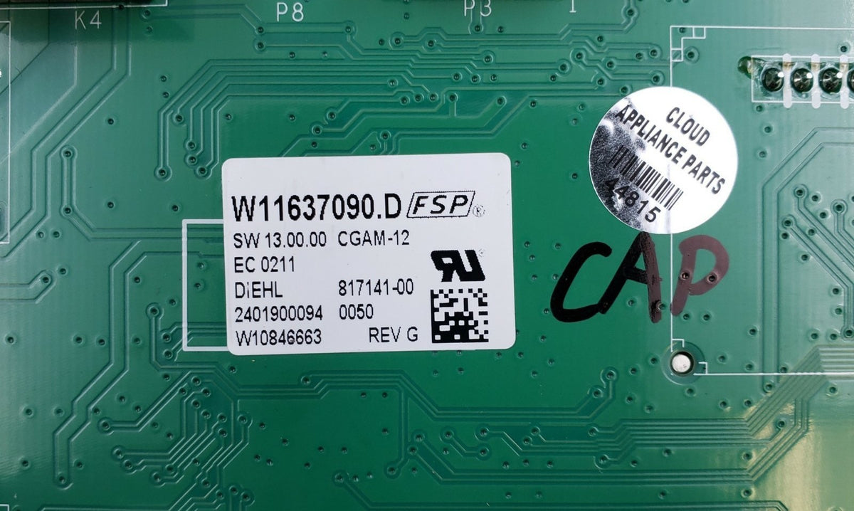 Whirlpool Genuine Oven Control Board W11637090 Same Day Ship & 60 Days Warranty*