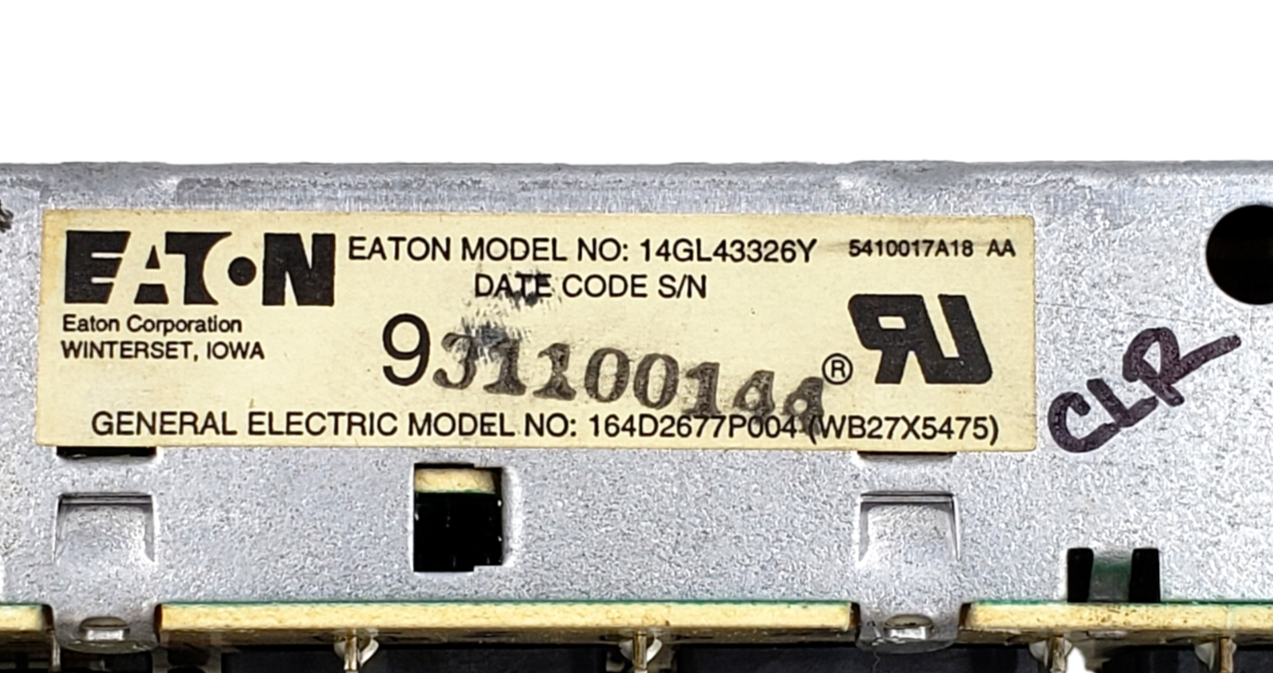 Genuine GE Range Control Board 164D2677P004 Same Day Shipping & 60 Days Warranty