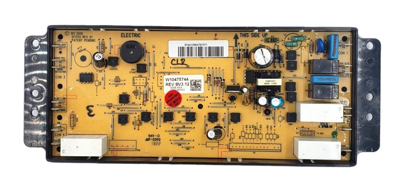 Genuine Whirlpool Range Control Board W10475744 Same Day Ship & 60 Days Warranty