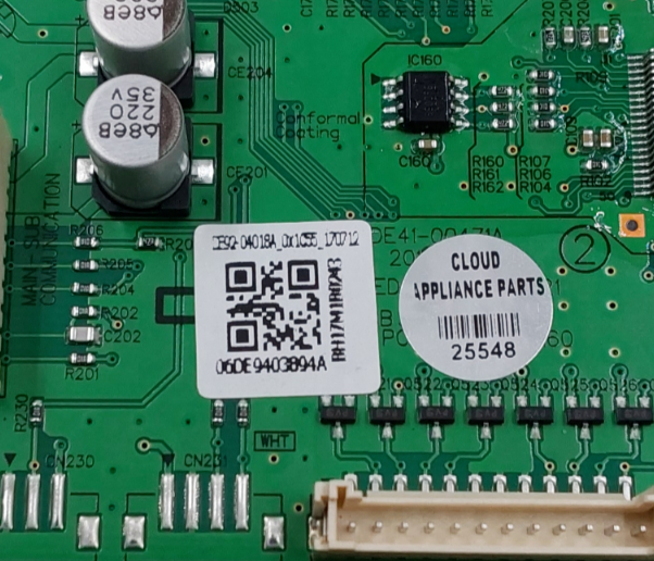New Samsung Oven Control Board DG94-01617A Same Day Shipping & 60 Days Warranty*
