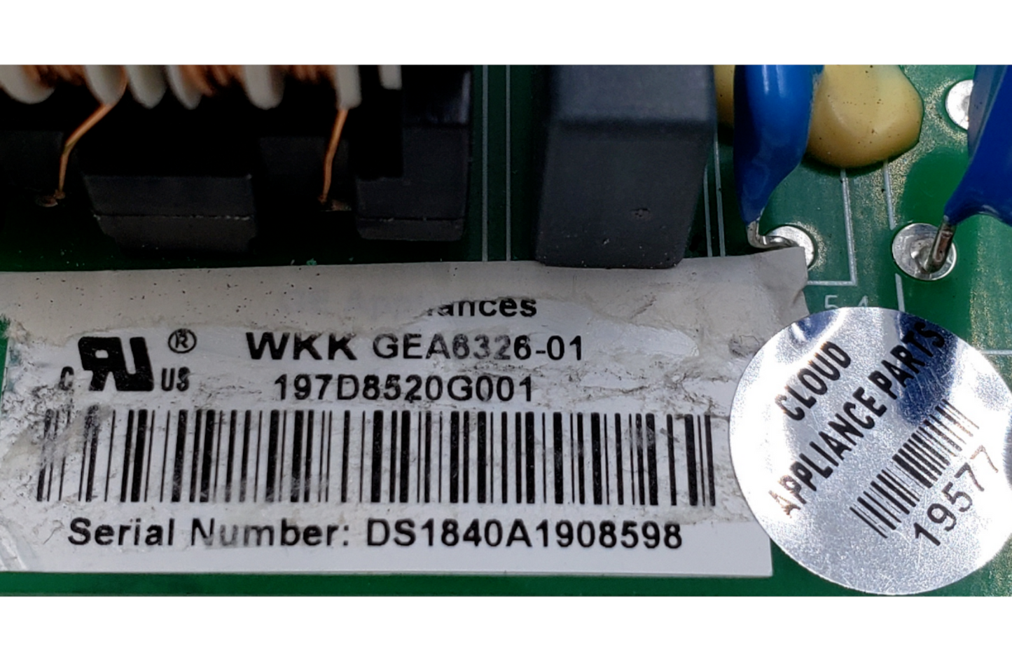 OEM GE Refrigerator Control Board 197D8520G001 *Same Day Ship & 60 Days Warranty