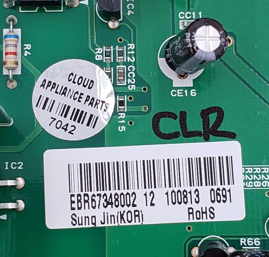 Genuine LG Refrigerator Control EBR67348002 Same Day Shipping & 60 Days Warranty