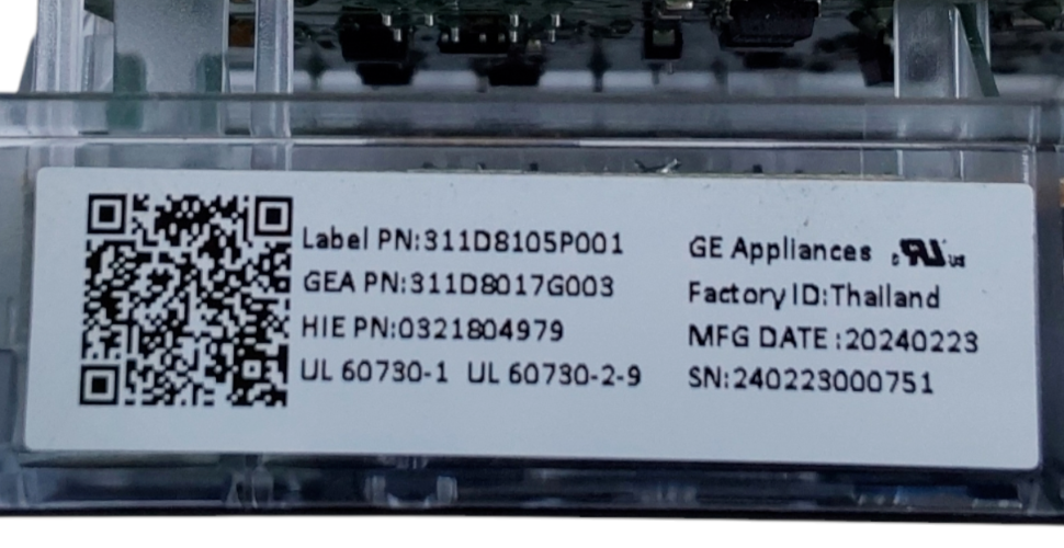 New OEM GE Range Control Board 311D8017G003 Same Day Shipping & 60 Days Warranty