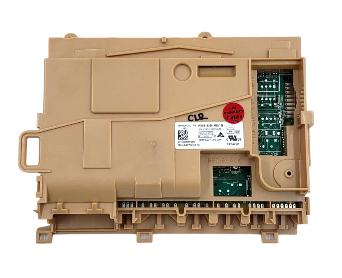 Genuine Whirlpool Dishwasher Control W10919360 Same Day Ship & 60 Days Warranty*