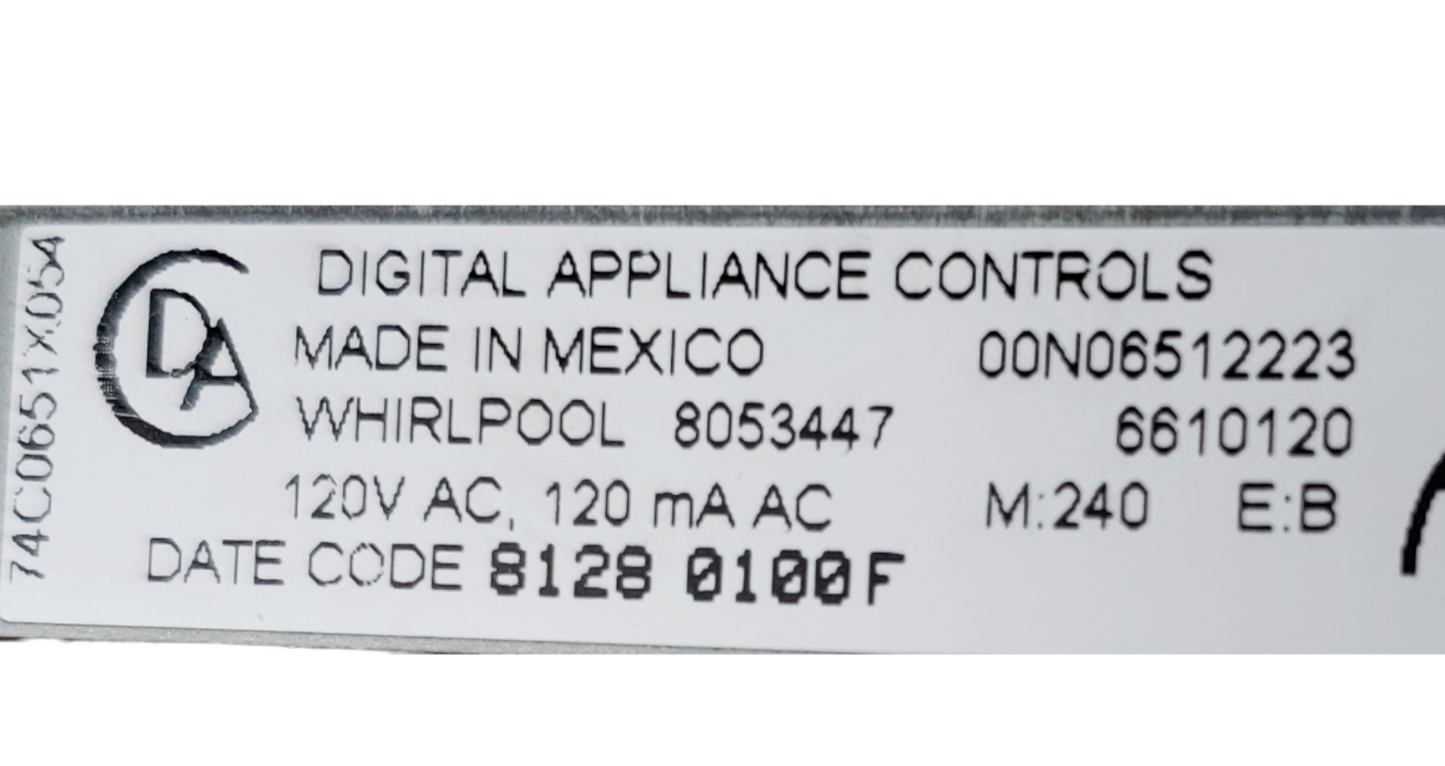Genuine Whirlpool Ranger Control Board 8053447 *Same Day Ship & 60 Days Warranty